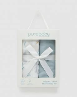 Best deal ⭐ Purebaby Muslin Wrap Hamper Eucalyptus Friends Pack 🤩