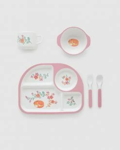 Coupon 😀 Purebaby Dinnerware Set - Babies Floral 🌟