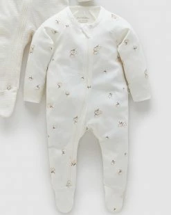Cheap 🛒 Purebaby 2-Pack Zip Growsuit - Babies Cottonbud Pack 👏 -Baby Online store http3A2F2Fstatic.theiconic.com .au2Fp2Fpurebaby 5281 6268341 3