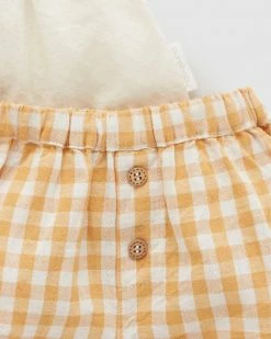 Cheap 😉 Purebaby Gingham Set - Babies Golden Gingham 😉 -Baby Online store http3A2F2Fstatic.theiconic.com .au2Fp2Fpurebaby 5292 5100741 3