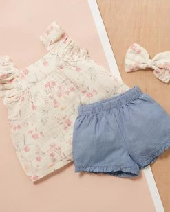 Best reviews of 🌟 Purebaby Island Floral Set - Babies-Kids Pussy Willow Print 👏 -Baby Online store http3A2F2Fstatic.theiconic.com .au2Fp2Fpurebaby 5303 3100741 5