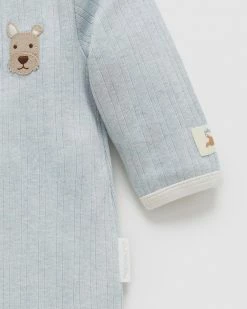 New 😉 Purebaby Playful Puppies Growsuit - Babies Mint Melange 🌟 -Baby Online store http3A2F2Fstatic.theiconic.com .au2Fp2Fpurebaby 5337 0286331 4