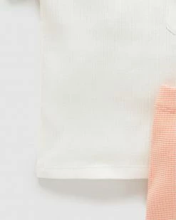 Brand new 🛒 Purebaby Rib Short PJ Set - Babies-Kids Orange Stripe 🛒 -Baby Online store http3A2F2Fstatic.theiconic.com .au2Fp2Fpurebaby 5354 6899641 4