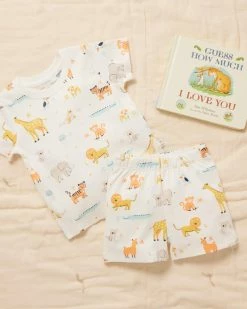 Deals 😉 Purebaby Matching Short PJ Set - Babies-Kids Menagerie 🥰 -Baby Online store http3A2F2Fstatic.theiconic.com .au2Fp2Fpurebaby 5359 3899641 5