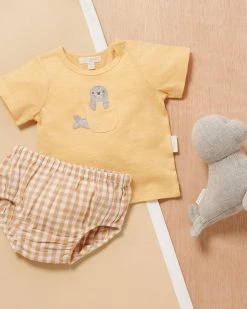 Buy 😀 Purebaby Gingham Set - Babies Bronze Gingham 😀 -Baby Online store http3A2F2Fstatic.theiconic.com .au2Fp2Fpurebaby 5401 1004731 5