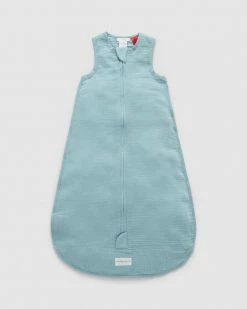 Deals ❤️ Purebaby Crinkle Muslin Sleepbag - Babies Sage 🌟
