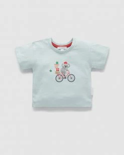Wholesale 💯 Purebaby Pressies T 👕 Shirt - Babies-Kids Mint ⭐