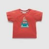Best Sale 🌟 Purebaby 🎅 Christmas T-Shirt - Babies-Kids Vintage Red 🌟