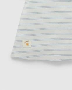 Top 10 ✨ Purebaby Basic Ruffle Tee - Babies-Kids Chambray Stripe 👏 -Baby Online store http3A2F2Fstatic.theiconic.com .au2Fp2Fpurebaby 5427 9004731 4