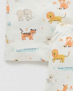 Deals 😉 Purebaby Matching Short PJ Set - Babies-Kids Menagerie 🥰 -Baby Online store http3A2F2Fstatic.theiconic.com .au2Fp2Fpurebaby 5448 3899641 3