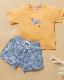 Best Pirce 🛒 Purebaby Snorkeling Relaxed T-Shirt - Babies-Kids Pineapple 😍 -Baby Online store http3A2F2Fstatic.theiconic.com .au2Fp2Fpurebaby 5454 5104731 6