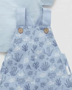 Best deal 🌟 Purebaby Overall Set - Babies In The Deep Print 🧨 -Baby Online store http3A2F2Fstatic.theiconic.com .au2Fp2Fpurebaby 5462 3104731 3