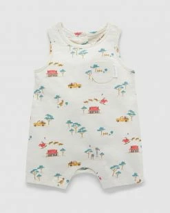 Discount 🌟 Purebaby 🎄 Christmas Singlet Growsuit - Babies Bush 🎄 Christmas Print ⌛