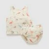 Promo ⭐ Purebaby Sea Birds Set - Babies Squwark Print 🛒