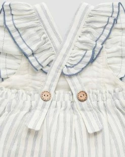 Discount 👍 Purebaby Ruffle 👗 Dress Bodysuit - Babies Fine Stripe ❤️ -Baby Online store http3A2F2Fstatic.theiconic.com .au2Fp2Fpurebaby 5661 7786331 5