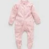 Cheap 🛒 Purebaby Zip Growsuit - Babies Peony Blossom 🎉