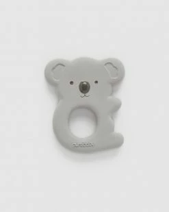 Best Sale 👏 Purebaby Koala Teether - Babies Grey 😉