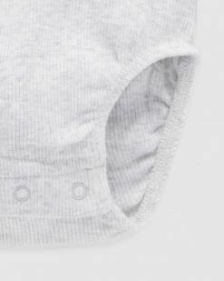 Cheap ❤️ Purebaby Ribbed LS Bodysuit - Babies Pale Grey Melange 🌟 -Baby Online store http3A2F2Fstatic.theiconic.com .au2Fp2Fpurebaby 5895 7450501 3