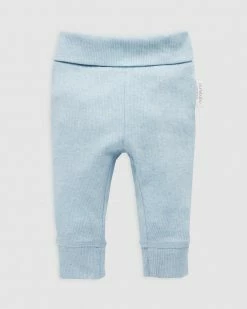 Best Sale ❤️ Purebaby Everday Leggings - Babies Soft Blue Melange 🔥