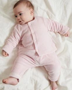 Wholesale 😀 Purebaby Velour Jacket - Babies Pale Pink Melange ❤️ -Baby Online store http3A2F2Fstatic.theiconic.com .au2Fp2Fpurebaby 6510 4088121 4