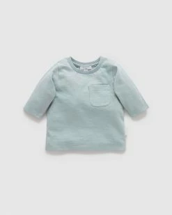 Best deal 🎉 Purebaby Basic Long Sleeve Tee - Babies-Kids Fennel 🔥