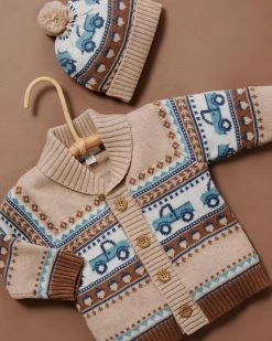 Deals 🛒 Purebaby Truck Cardigan - Babies-Kids Truck Fairisle 🌟 -Baby Online store http3A2F2Fstatic.theiconic.com .au2Fp2Fpurebaby 6907 8916151 5