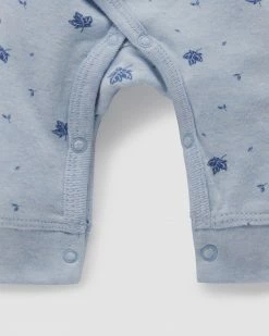 New 🥰 Purebaby Premi Crossover LS Growsuit - Babies Pale Blue Leaf ⭐ -Baby Online store http3A2F2Fstatic.theiconic.com .au2Fp2Fpurebaby 7182 669038 4