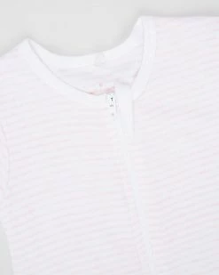 Deals ✨ Purebaby SS Short Leg Zip Growsuit - Babies Pale Pink Melange Stripe 😍 -Baby Online store http3A2F2Fstatic.theiconic.com .au2Fp2Fpurebaby 7192 179488 3