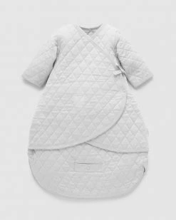 Coupon 😀 Purebaby Comfort Suit - Babies Pale Grey Melange 🌟