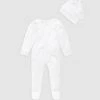 Discount 🤩 Purebaby Zip Growsuit & Hat Pack - Babies Pale Pink Spot 🛒