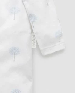 Brand new 🤩 Purebaby Zip Growsuit - Babies Pale Blue Tree 😍 -Baby Online store http3A2F2Fstatic.theiconic.com .au2Fp2Fpurebaby 7249 259038 3