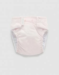 Brand new 🥰 Purebaby Reusable Nappy Pants - Babies Pale Pink 🎉