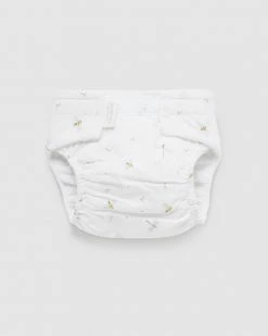 Best deal ⌛ Purebaby Reusable Nappy Pants - Babies Bee Print 🌟