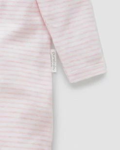 Budget 👏 Purebaby Zip Growsuit - Babies Pale Pink Stripe 🔔 -Baby Online store http3A2F2Fstatic.theiconic.com .au2Fp2Fpurebaby 7265 459038 3