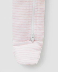 Budget 👏 Purebaby Zip Growsuit - Babies Pale Pink Stripe 🔔 -Baby Online store http3A2F2Fstatic.theiconic.com .au2Fp2Fpurebaby 7265 459038 4