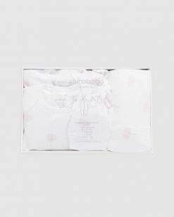 New 💯 Purebaby Newborn Hospital Pack Pale Pink Tree ✔️