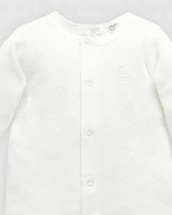 Brand new 🧨 Purebaby Velour Growsuit - Babies Vanilla 🔔 -Baby Online store http3A2F2Fstatic.theiconic.com .au2Fp2Fpurebaby 7280 2088121 4