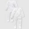 Coupon 🎁 Purebaby 2-Pack Zip Growsuit - Babies Pale Grey Melange Pack 🧨