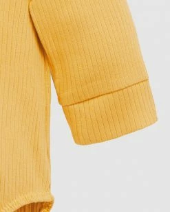 Coupon 🧨 Purebaby Rib LS Henley Bodysuit - Babies Golden ✨ -Baby Online store http3A2F2Fstatic.theiconic.com .au2Fp2Fpurebaby 7311 9894021 3