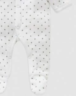 Cheapest 😉 Purebaby Premie Button Growsuit - Babies White with Grey Spot 🎉 -Baby Online store http3A2F2Fstatic.theiconic.com .au2Fp2Fpurebaby 7368 4188121 3