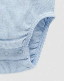 Top 10 🤩 Purebaby Ribbed LS Bodysuit - Babies Pale Blue Melange 😍 -Baby Online store http3A2F2Fstatic.theiconic.com .au2Fp2Fpurebaby 7370 1550501 3
