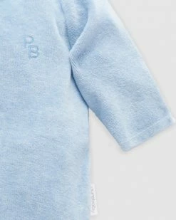 Coupon ❤️ Purebaby Velour Growsuit - Babies Pale Blue Melange 🤩 -Baby Online store http3A2F2Fstatic.theiconic.com .au2Fp2Fpurebaby 7371 1088121 3