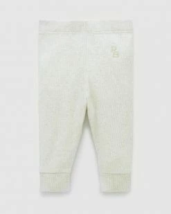 Buy 🔥 Purebaby Rib Leggings - Babies Wheat Melange 😀