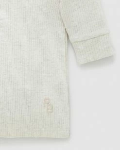 Buy ✔️ Purebaby Rib LS Henley Tee - Babies Wheat Melange 👏 -Baby Online store http3A2F2Fstatic.theiconic.com .au2Fp2Fpurebaby 7828 2005021 3