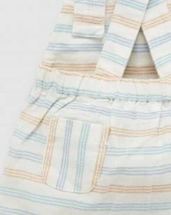 Cheapest 🔔 Purebaby Linen Blend Short Overalls - Babies Rock Pool Stripe 👍 -Baby Online store http3A2F2Fstatic.theiconic.com .au2Fp2Fpurebaby 7831 6586331 6