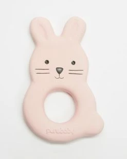 Hot Sale 🤩 Purebaby Bunny Teether - Babies Pink 👍