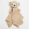 Promo 😉 Purebaby Knitted Bear Comforter Camel 🔥
