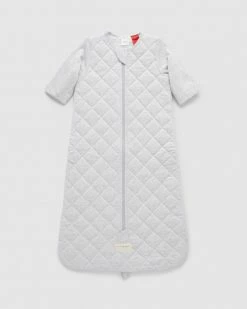 Best Sale 🌟 Purebaby Long Sleeve Sleepbag 2 TOG - Babies Pale Grey Melange 👍