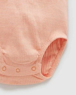 Cheap 🎉 Purebaby Rib Short Sleeve Bodysuit - Babies Orange Stripe 🥰 -Baby Online store http3A2F2Fstatic.theiconic.com .au2Fp2Fpurebaby 9186 2418531 3