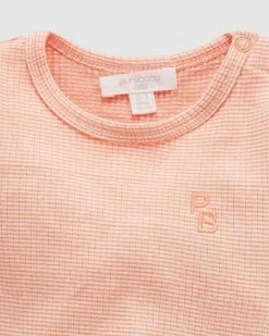 Cheap 🎉 Purebaby Rib Short Sleeve Bodysuit - Babies Orange Stripe 🥰 -Baby Online store http3A2F2Fstatic.theiconic.com .au2Fp2Fpurebaby 9194 2418531 4